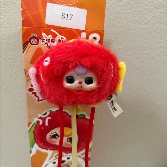 Baby Three Cat Teasing Stick Plush Series Confirmed Fish - Picture 2 of 8